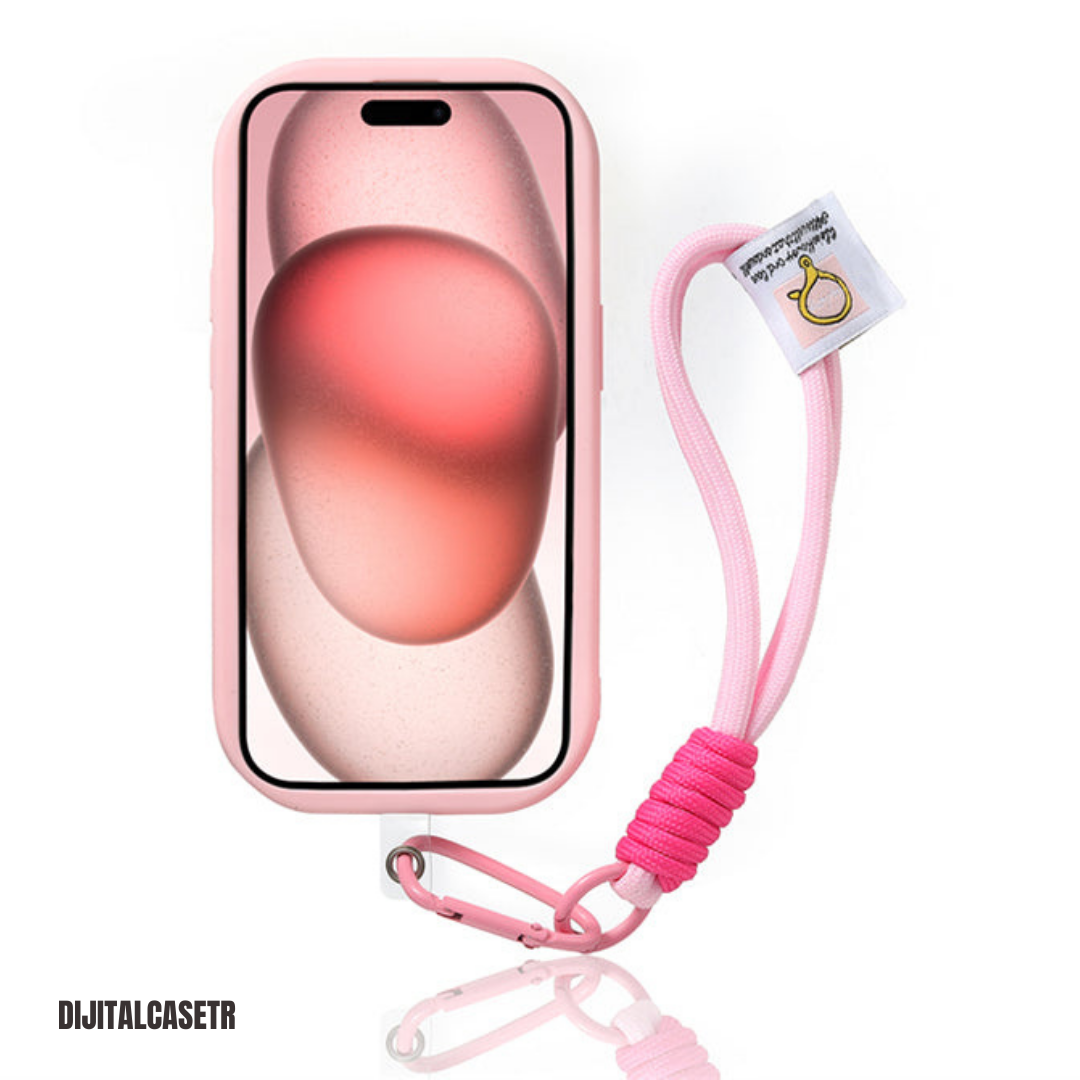 iPhone Kordon Series | Ballet Style Love Bow Liquid Silicone Phone Case