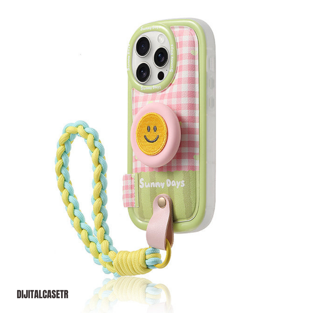 iPhone Kordon Series | Smiley Face Ekose Tasarım