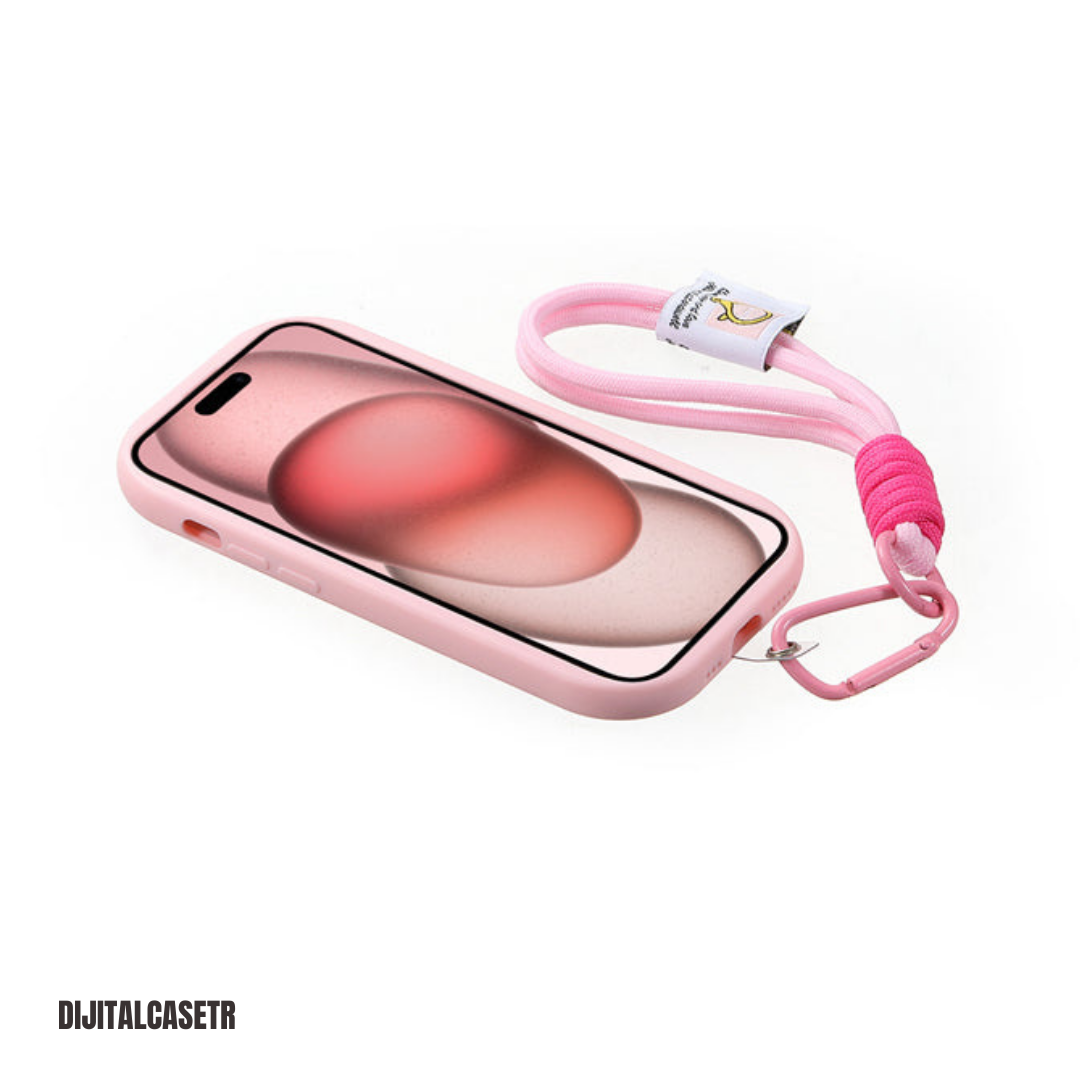 iPhone Kordon Series | Ballet Style Love Bow Liquid Silicone Phone Case