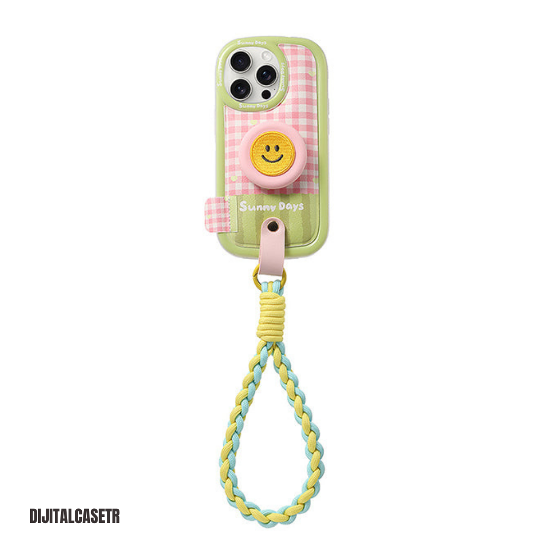iPhone Kordon Series | Smiley Face Ekose Tasarım
