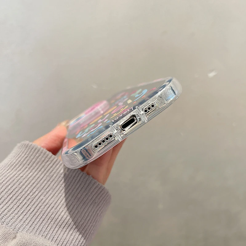 Renkli Lens Koruyucu Aynalı Telefon Kılıfı HOOPY LOVELY