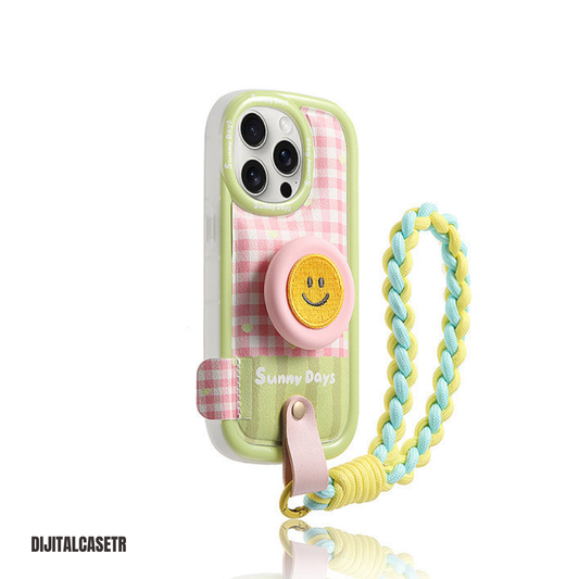 iPhone Kordon Series | Smiley Face Ekose Tasarım